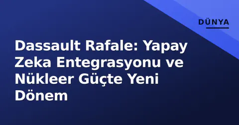 Dassault Rafale: Yapay Zeka Entegrasyonu ve Nükleer Güçte Yeni Dönem