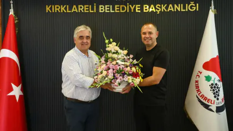 Kırklareli Belediye Başkanı Derya Bulut, Ziraat Odası Başkanı Şaylan'ı Ağırladı