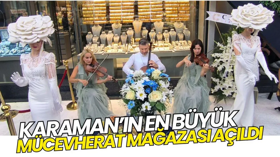 Öztoprak Mücevherat Karaman'da Yeni Konsept Mağazasını Açtı görseli