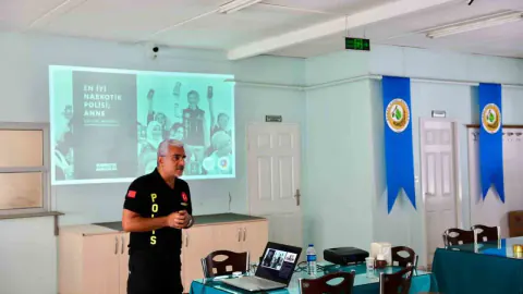Elazığ Orman Bölge Müdürlüğü personeline uyuşturucu mücadelesi eğitimi verildi