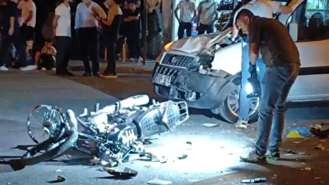 Batman'da trafik kazasında motosiklet sürücüsü Ayhan Çelik öldü