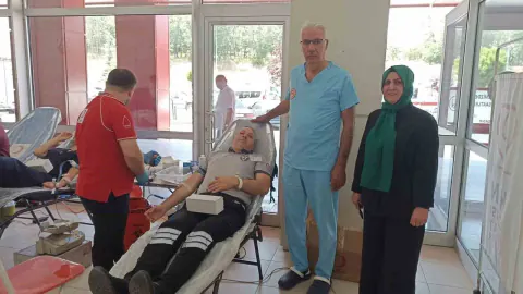 Samsun Havza Devlet Hastanesi'nde anlamlı kampanya: 30 ünite kan toplandı