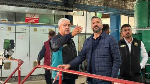 Eskipazar Başkanı Serkan Cıva Kastamonu Şeker Fabrikası'nı ziyaret etti