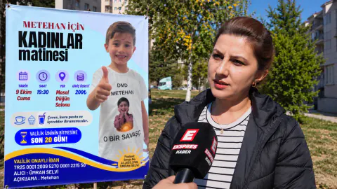 Kütahya'da DMD hastası Metehan için kadın dayanışması: 500 gönüllü bir araya gelecek