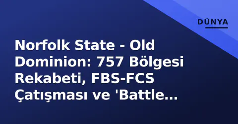Norfolk State - Old Dominion: 757 Bölgesi Rekabeti, FBS-FCS Çatışması ve 'Battle for the Bay' Tarihi