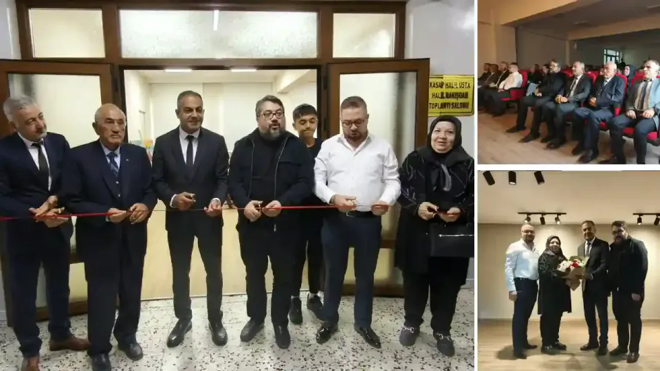 Kasap Halil Usta İşletmecileri Can Alevli Ortaokulu'na Konferans Salonu Bağışladı görseli