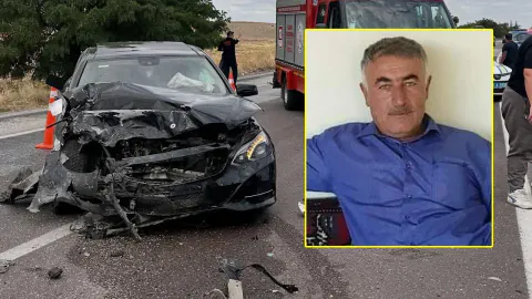 Çankırı Kızılırmak'ta çarpışma: 58 yaşındaki sürücü öldü