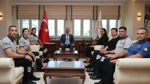 Vali Bozkurt'tan Özel Güvenlik Personeline Anlamlı Ziyaret