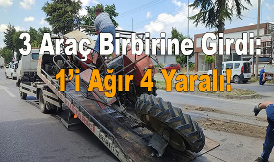 Samsun Çarşamba'da Zincirleme Kaza: 4 Yaralı görseli