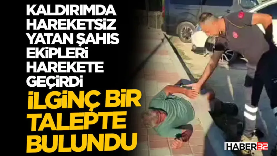 Kaldırımda Hareketsiz Yatan Şahsın Durumu Belli Oldu görseli