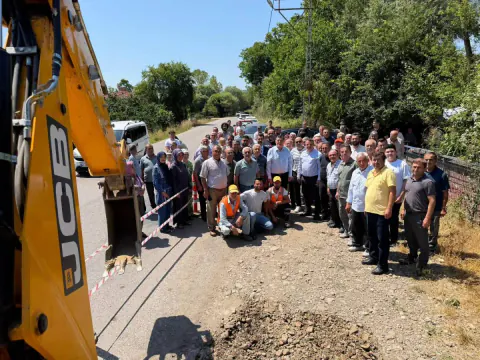Bartın Kutlubeydemirciler Mahallesi'nde doğalgaz çalışmaları başladı