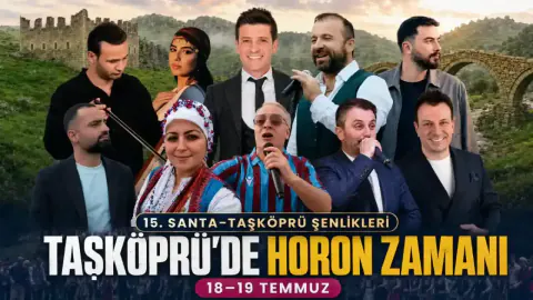 15. Santa ve Taşköprü Kültür ve Yayla Şenlikleri 18 Temmuz'da Başlıyor