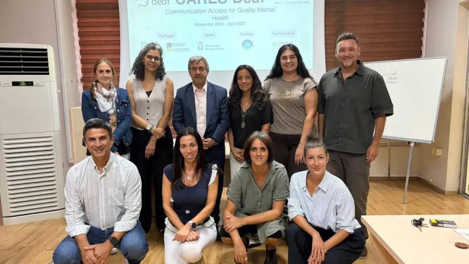 NEÜ'de Erasmus+ CARES-Deaf Projesi Toplantısı: 4 Ülke Sağır Bireylerin Ruh Sağlığı İçin Birleşti görseli