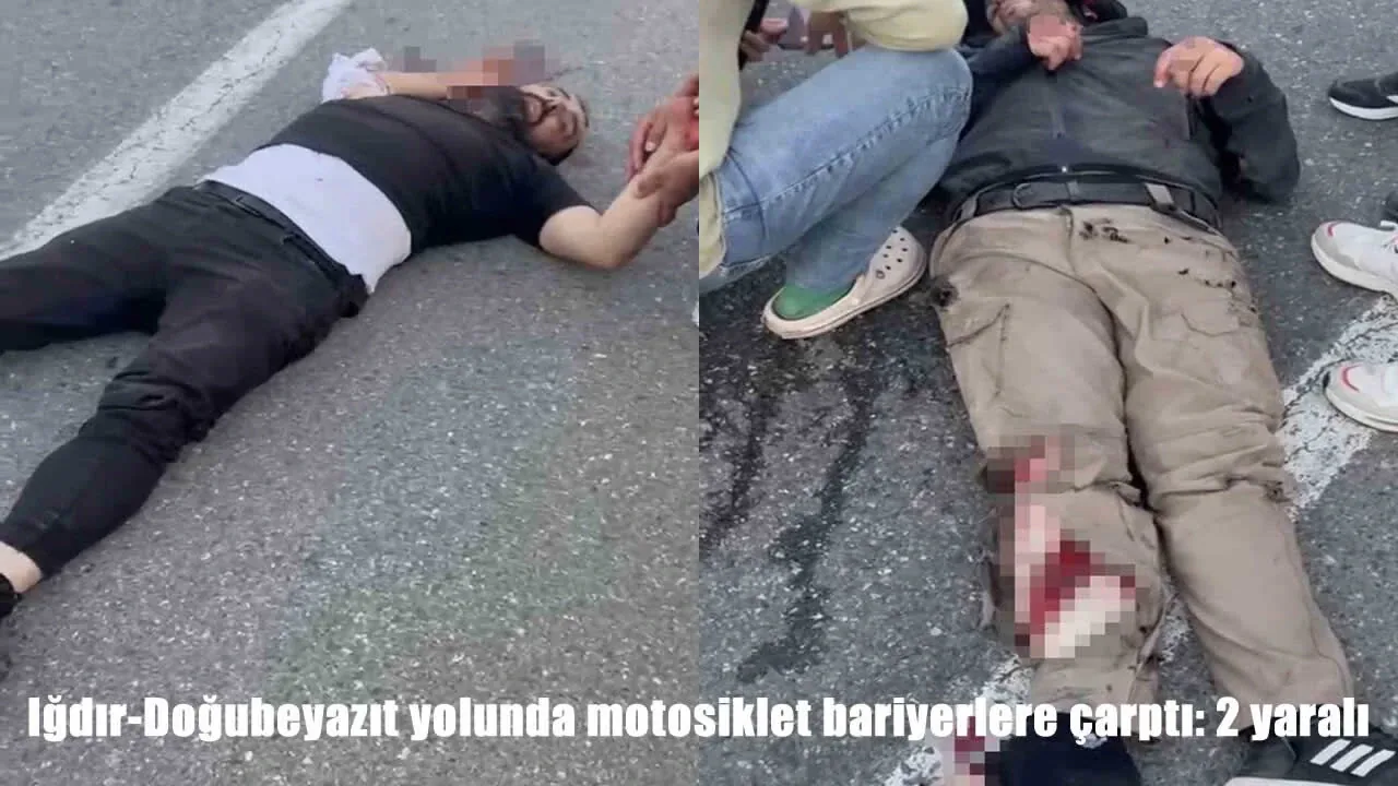 Iğdır-Doğubeyazıt Yolunda Motosiklet Kazası: 2 Kişi Ağır Yaralandı Iğdır-Doğubeyazıt Yolunda Motosiklet Kazası: 2 Kişi Ağır Yaralandı