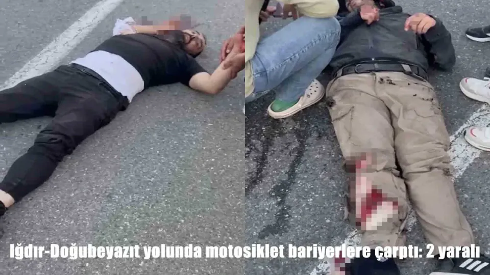 Iğdır-Doğubeyazıt Yolunda Motosiklet Kazası: 2 Kişi Ağır Yaralandı görseli