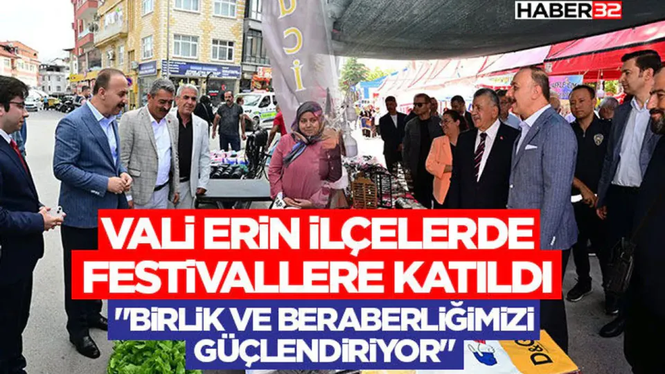 Isparta Valisi Abdullah Erin, Şarkikaraağaç ve Senirkent Festivallerinde Vatandaşlarla Buluştu görseli