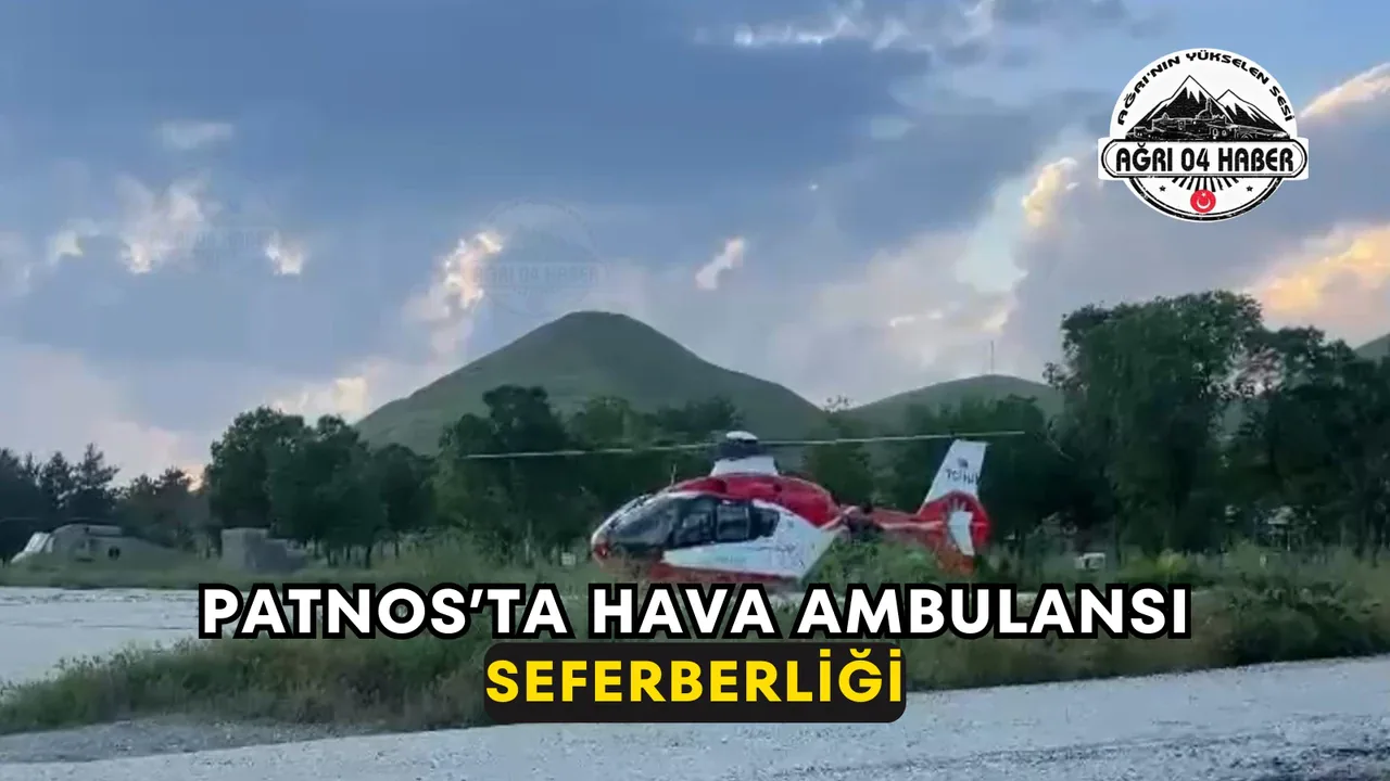 Patnos'ta Zamanla Yarış: Kritik Durumdaki Genç Hasta Hava Ambulansıyla Sevk Edildi Patnos'ta Zamanla Yarış: Kritik Durumdaki Genç Hasta Hava Ambulansıyla Sevk Edildi