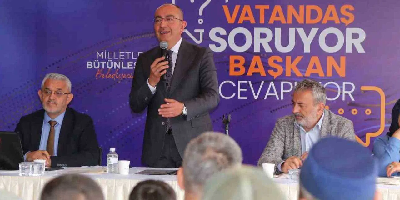 Meram'da Katılımcı Yönetim: Vatandaş Soruyor, Başkan Cevaplıyor Meram'da Katılımcı Yönetim: Vatandaş Soruyor, Başkan Cevaplıyor