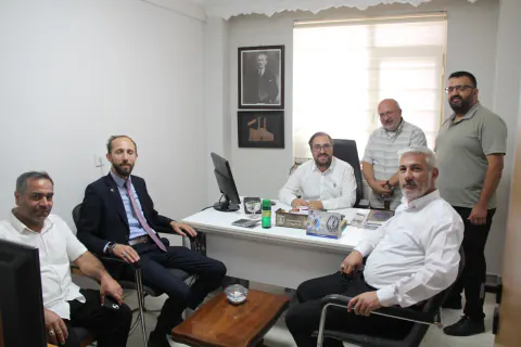 Yeniden Refah Partisi Sivas İl Başkanlığı'ndan İrade Gazetesi'ne Ziyaret