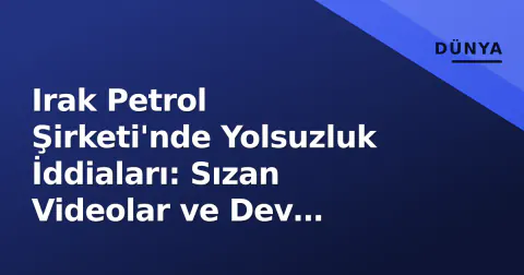Irak Petrol Şirketi'nde Yolsuzluk İddiaları: Sızan Videolar ve Dev Şirketler