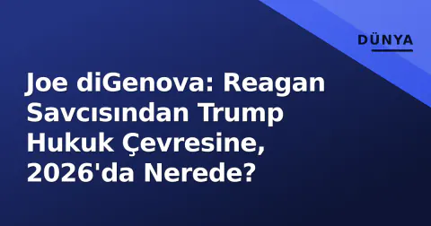 Joe diGenova: Reagan Savcısından Trump Hukuk Çevresine, 2026'da Nerede?
