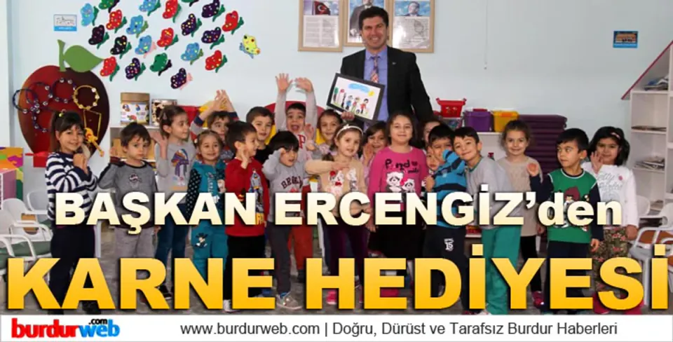 Burdur Belediye Başkanı Ercengiz'den Öğrencilere Karne Ziyareti görseli