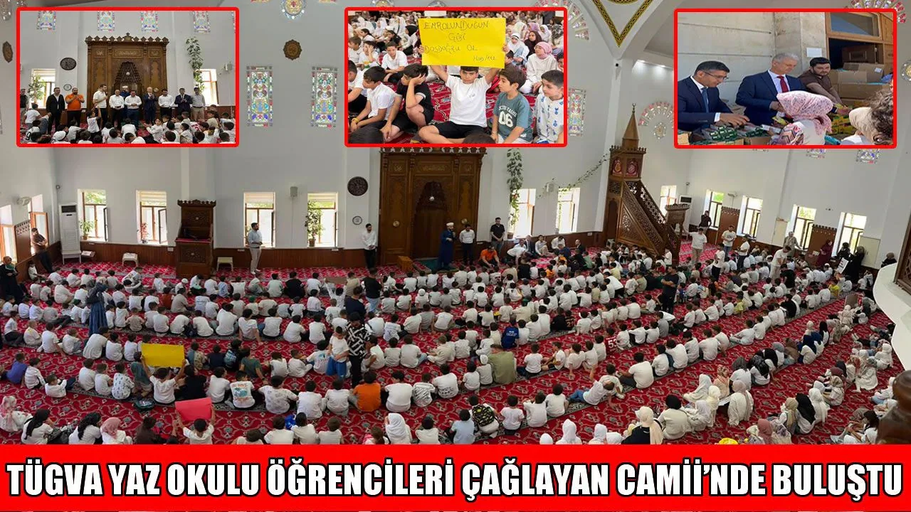 TÜGVA Yaz Okulu Öğrencileri Muş'ta Çağlayan Camii'nde Buluştu TÜGVA Yaz Okulu Öğrencileri Muş'ta Çağlayan Camii'nde Buluştu