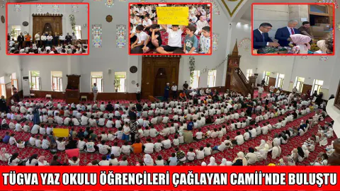 TÜGVA Yaz Okulu Öğrencileri Muş'ta Çağlayan Camii'nde Buluştu