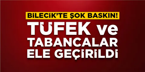 Bilecik Pazaryeri'nde Silah Operasyonu: Çok Sayıda Mühimmat Ele Geçirildi