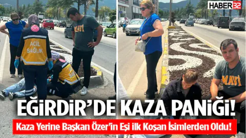 Sevgi Özer'den Örnek Davranış: Yaralı Motosiklet Sürücüsüne İlk Müdahaleyi O Yaptı