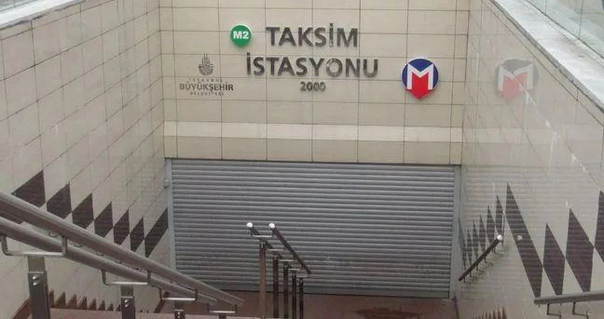 Taksim Metro ve Kabataş Füniküler Hattı'na Kapatma Kararı Taksim Metro ve Kabataş Füniküler Hattı'na Kapatma Kararı