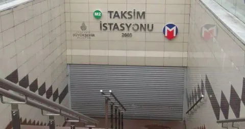 Taksim Metro ve Kabataş Füniküler Hattı'na Kapatma Kararı