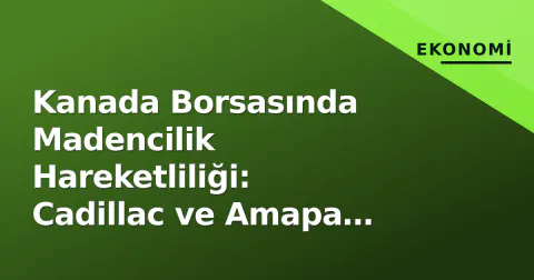 Kanada Borsasında Madencilik Hareketliliği: Cadillac ve Amapa Halka Arz Yolunda