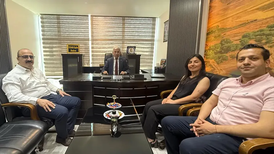 Batman Ticaret İl Müdürü Burak Nerse'den BESO Başkanı Salih Kaplan'a Ziyaret görseli