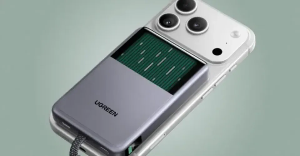 Ugreen, IFA 2026'da sıvı soğutmalı power bank'ı sergiledi: Soğutma sıvısının akışı gözlemlenebiliyor görseli