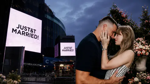 Taylor Swift ve Travis Kelce New York'ta Evlendi: Yıldızlar Geçidi