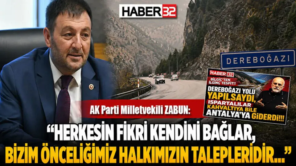 Isparta Milletvekili Osman Zabun'dan Ulaşım Yatırımları Açıklaması görseli