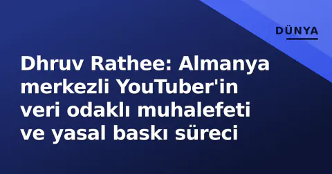 Dhruv Rathee: Almanya merkezli YouTuber'in veri odaklı muhalefeti ve yasal baskı süreci