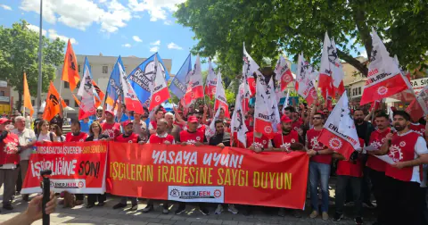 Bursa'daki Enerji İşçileri Sosyal Güvenlik ve Sendikal Haklar İçin Mücadele Ediyor