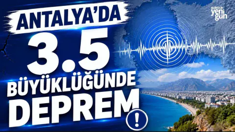 Antalya Kumluca Açıklarında 3.5 Büyüklüğünde Deprem Meydana Geldi