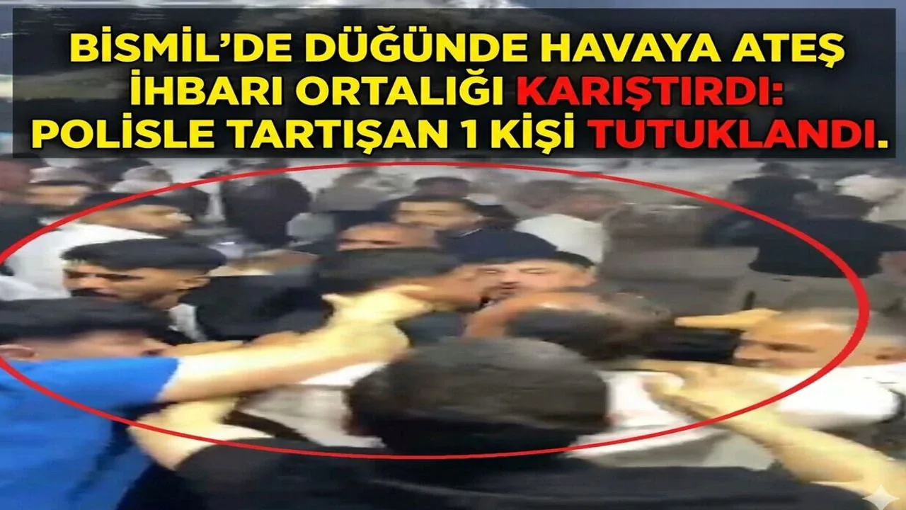 Bismil'de Düğün Kaosa Döndü: Silah Teslim Etmediler, Arbede Çıktı Bismil'de Düğün Kaosa Döndü: Silah Teslim Etmediler, Arbede Çıktı