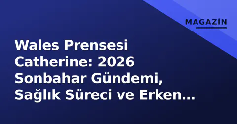 Wales Prensesi Catherine: 2026 Sonbahar Gündemi, Sağlık Süreci ve Erken Çocukluk Vizyonu