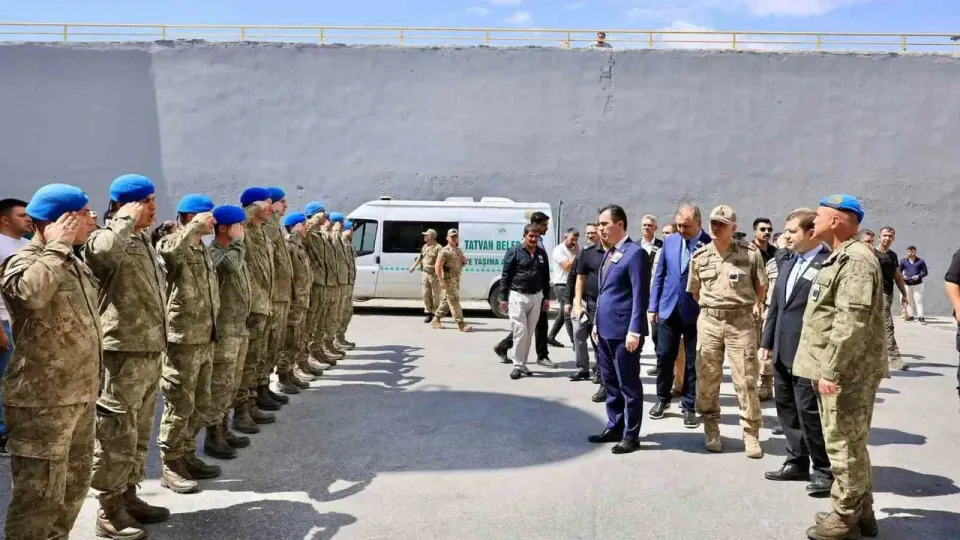 Bitlis'te Şehit Uzman Çavuş Ahmet Balaban İçin Veda Töreni görseli