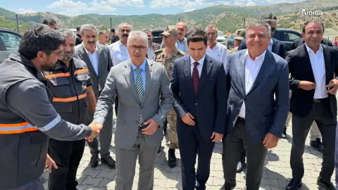 Bingöl Valisi Cahit Çelik, DİMER Grup Maden İşletmesini Ziyaret Etti