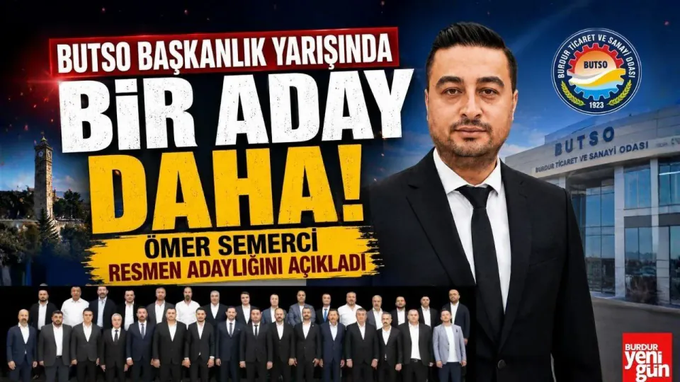 Ömer Semerci Burdur Ticaret ve Sanayi Odası Başkanlığına Aday Olduğunu Açıkladı görseli