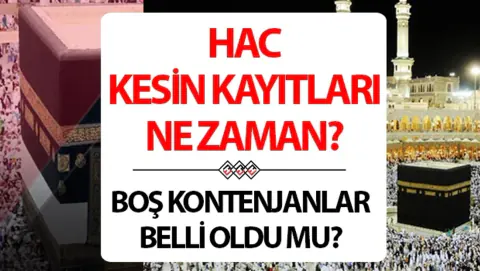 2027 Hac Kesin Kayıtları Başlıyor: e-Devlet Başvuruları Ne Zaman?
