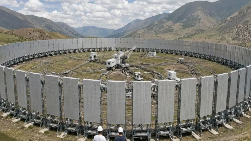 Rusya'nın 576 Metrelik Dev Teleskobu RATAN-600 Uzayı Haritalandırıyor görseli