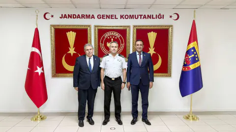 Tarım Kredi Başkanı Darımla, Yeni Jandarma Genel Komutan Yardımcısı Murat Bulut'u Ziyaret Etti