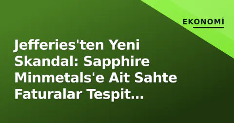 Jefferies'ten Yeni Skandal: Sapphire Minmetals'e Ait Sahte Faturalar Tespit Edildi
