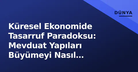Küresel Ekonomide Tasarruf Paradoksu: Mevduat Yapıları Büyümeyi Nasıl Tetikliyor?